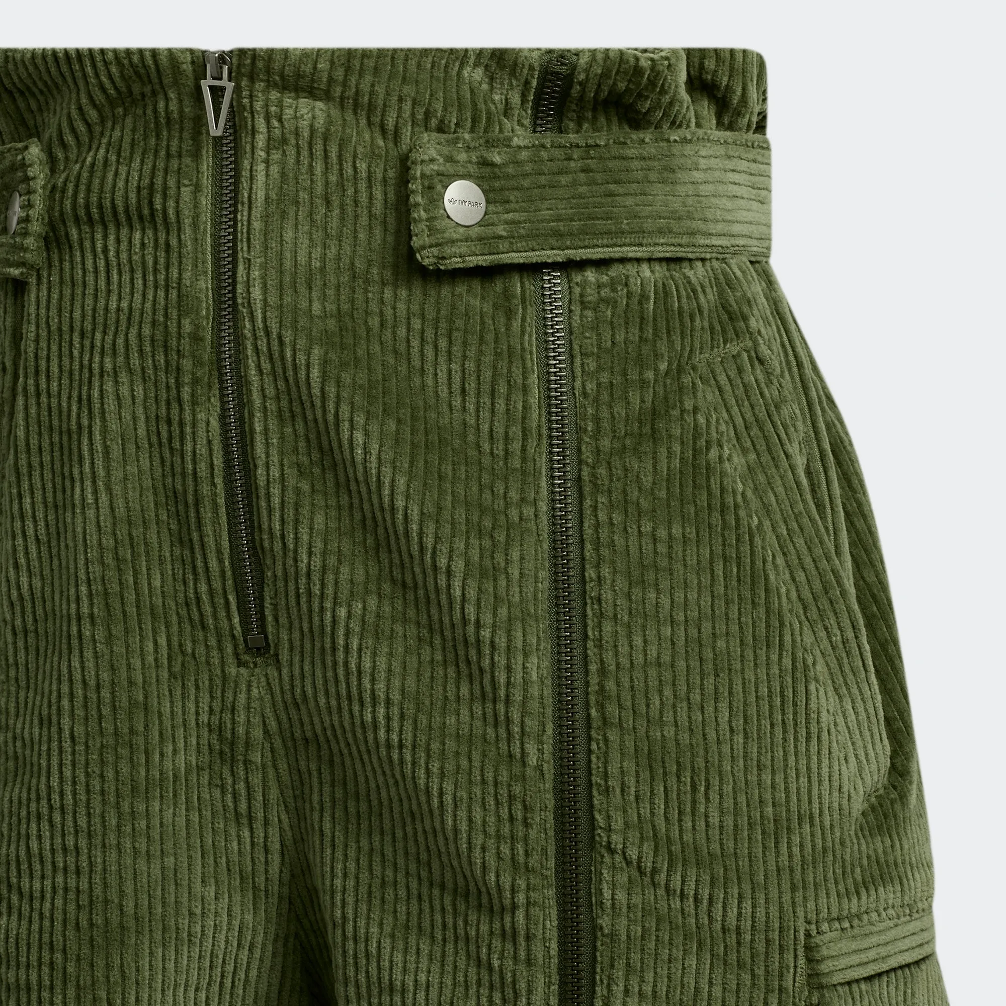 Adidas x Ivy Park Corduroy Zipper Pant 'Wild Pine'