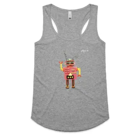 Allsorts Robot Racerback Singlet