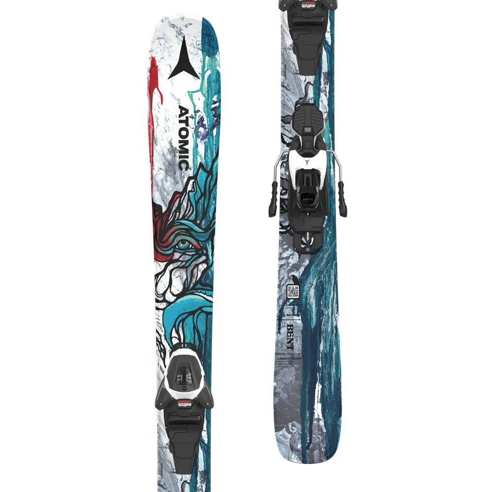 Atomic Bent JR 140-150 Kids Skis / L 6 GW Ski Bindings 2024