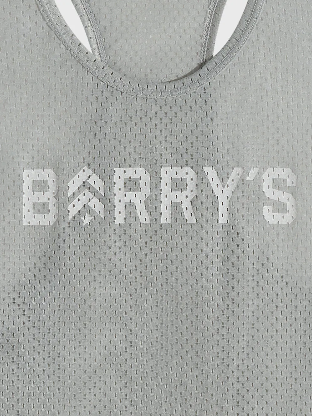 BARRY'S LT GREY RELAY MESH TANK