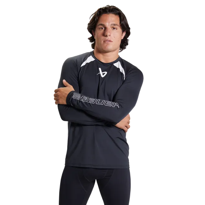 BAUER PERFORMANCE LONGSLEEVE BASELAYER TOP SENIOR