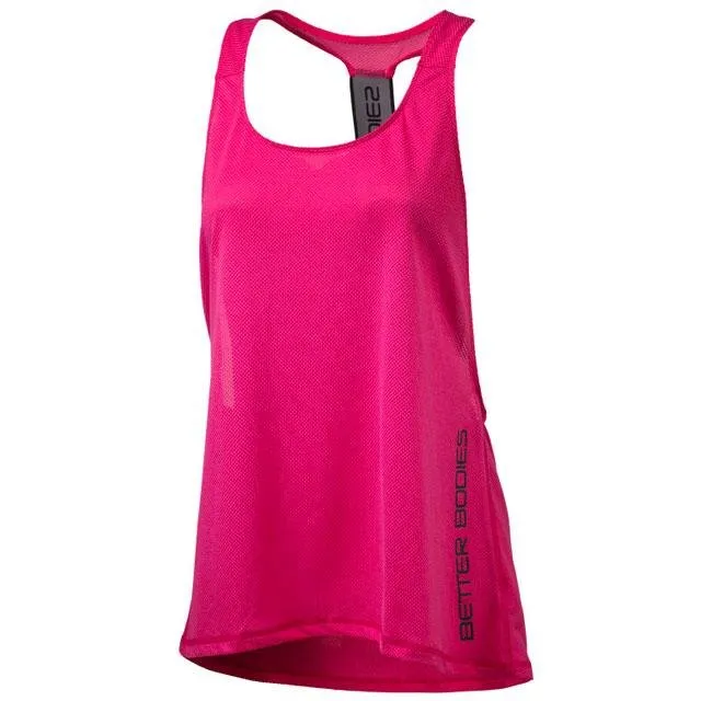 Better Bodies Athlete Mesh Tank - Hot Pink