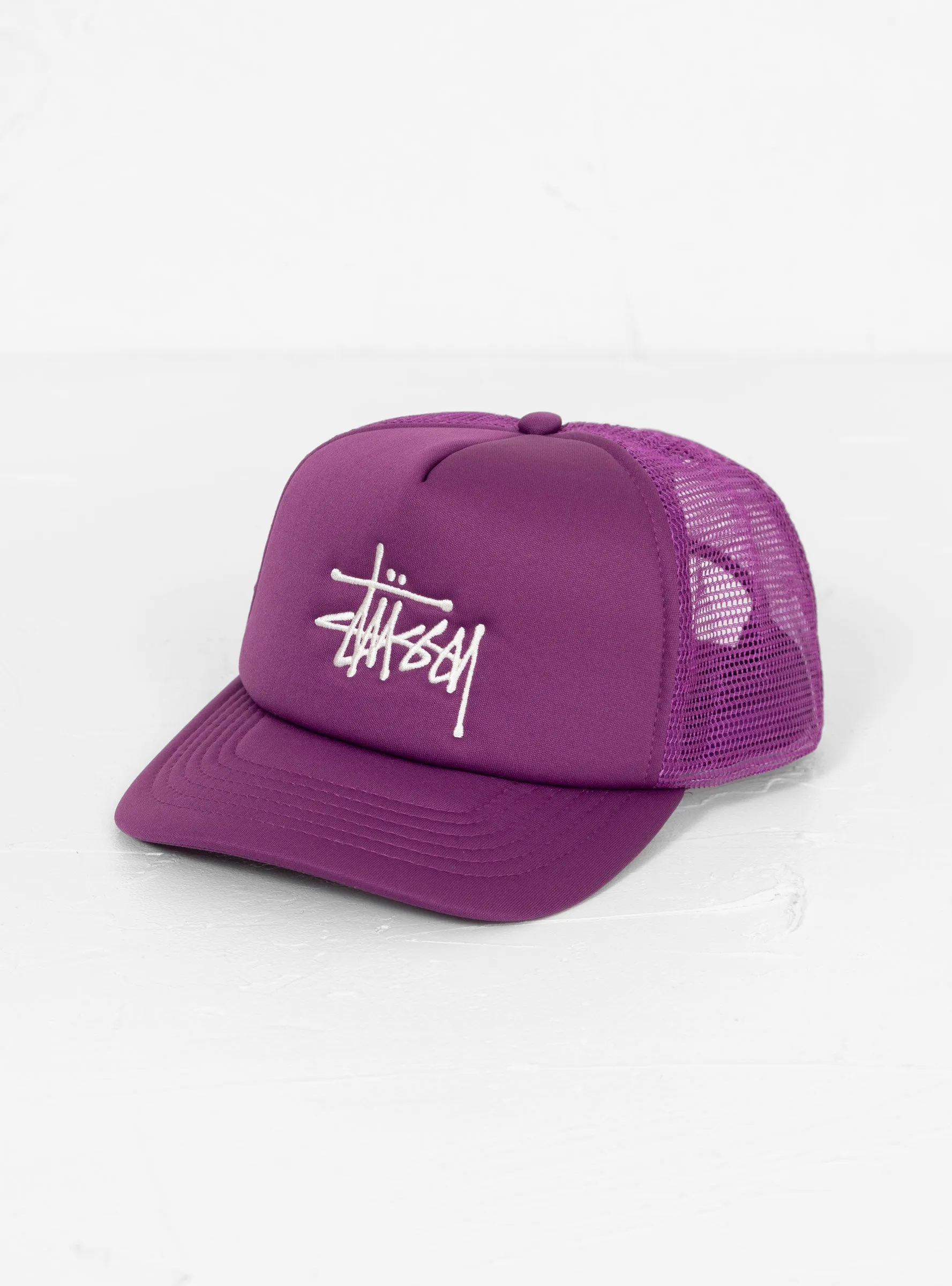 Big Basic Trucker Cap Purple