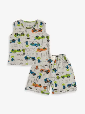 BOYS SLEEVELESS T-SHIRT & SHORTS SET