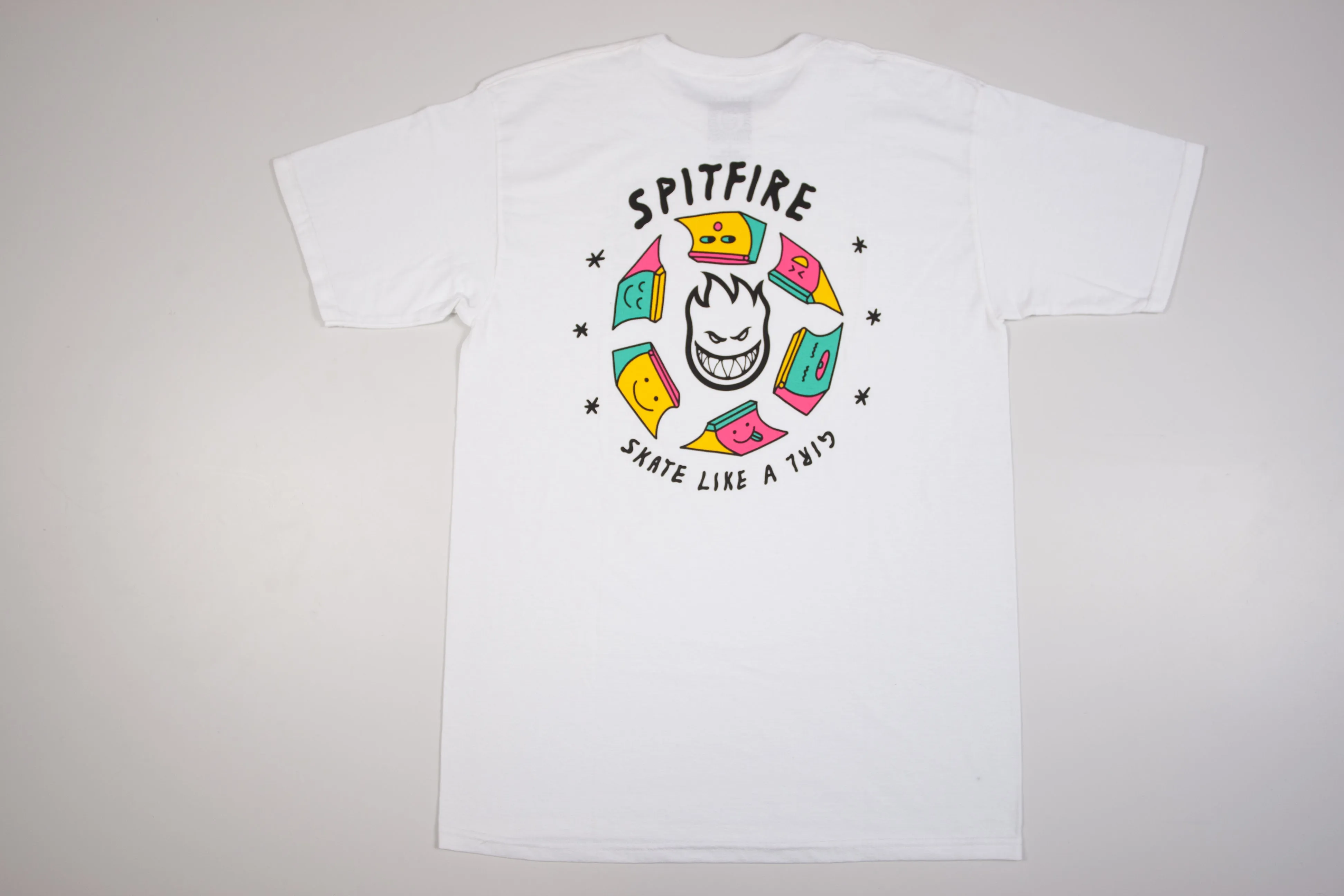 Camiseta Spitfire Skate Like a Girl Branco