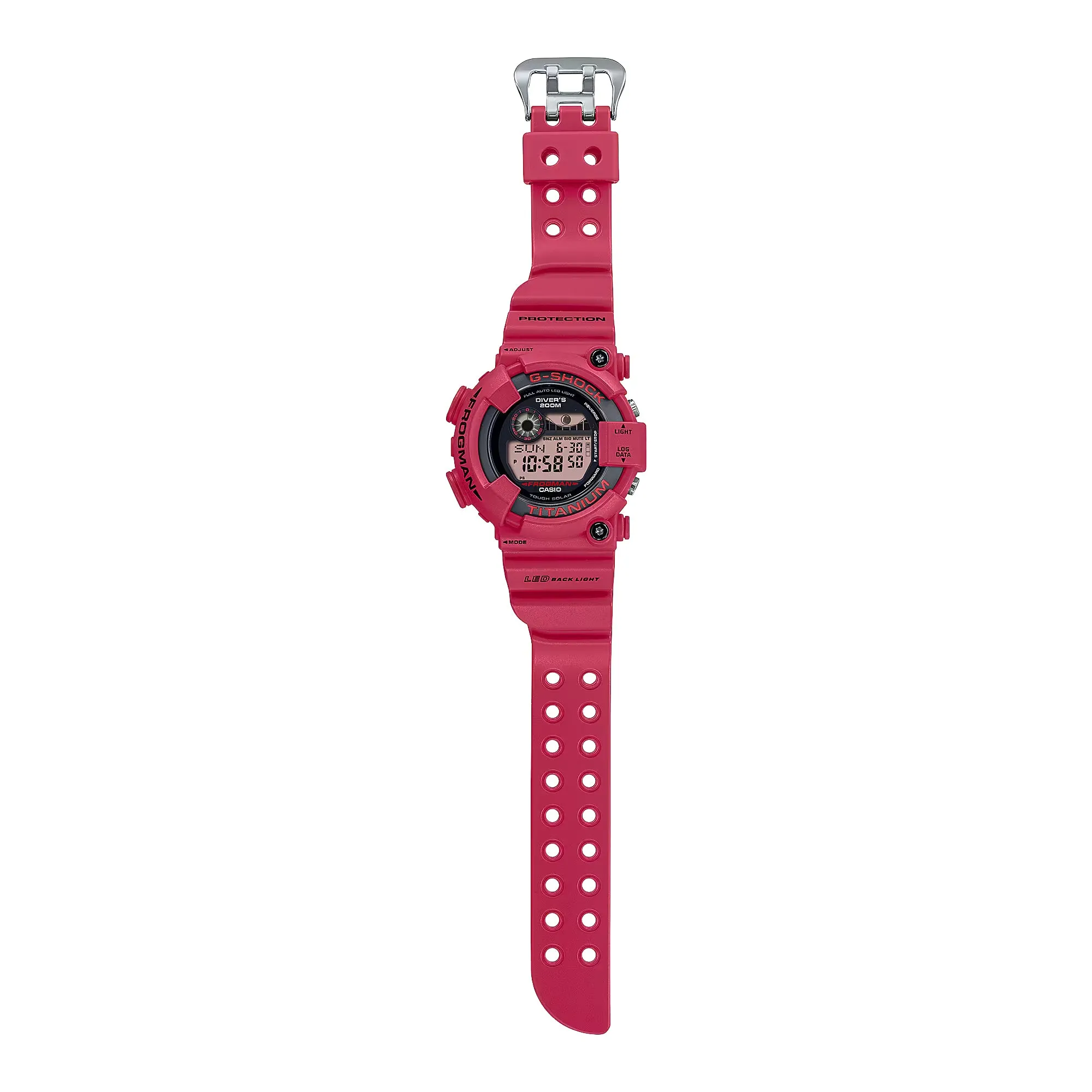 Casio G-Shock FROGMAN Digital Titanium 30th Anniversary 8200 Diver Red Watch GW8230NT-4 Limited