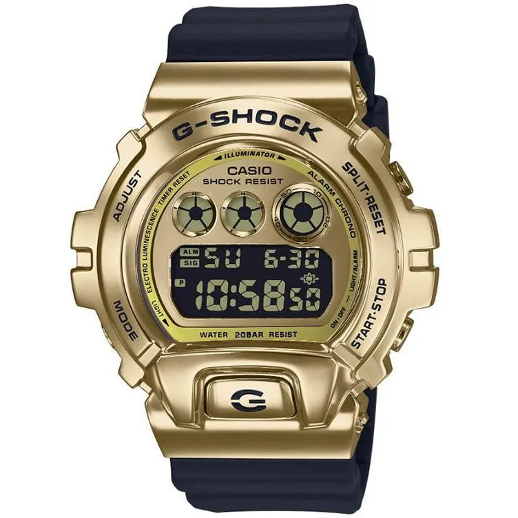 Casio G-Shock GM6900G-9 Gold IP Metal Bezel 25th Anniversary Watch