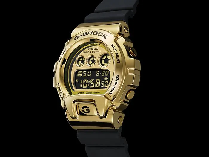 Casio G-Shock GM6900G-9 Gold IP Metal Bezel 25th Anniversary Watch