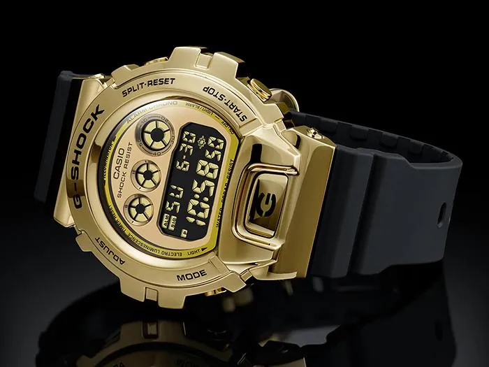 Casio G-Shock GM6900G-9 Gold IP Metal Bezel 25th Anniversary Watch