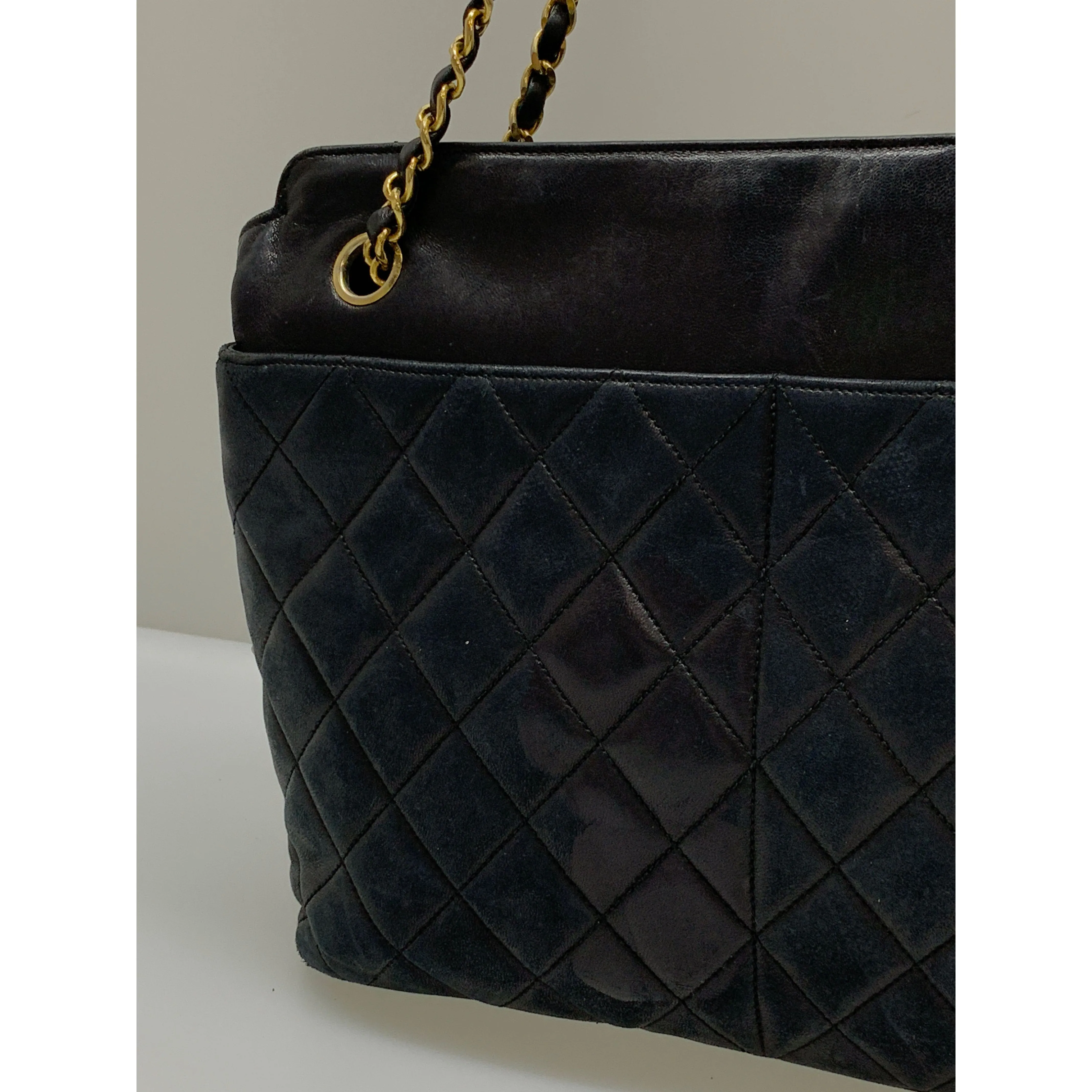 #CHANEL/Cross Body Bag/BLK/Plain