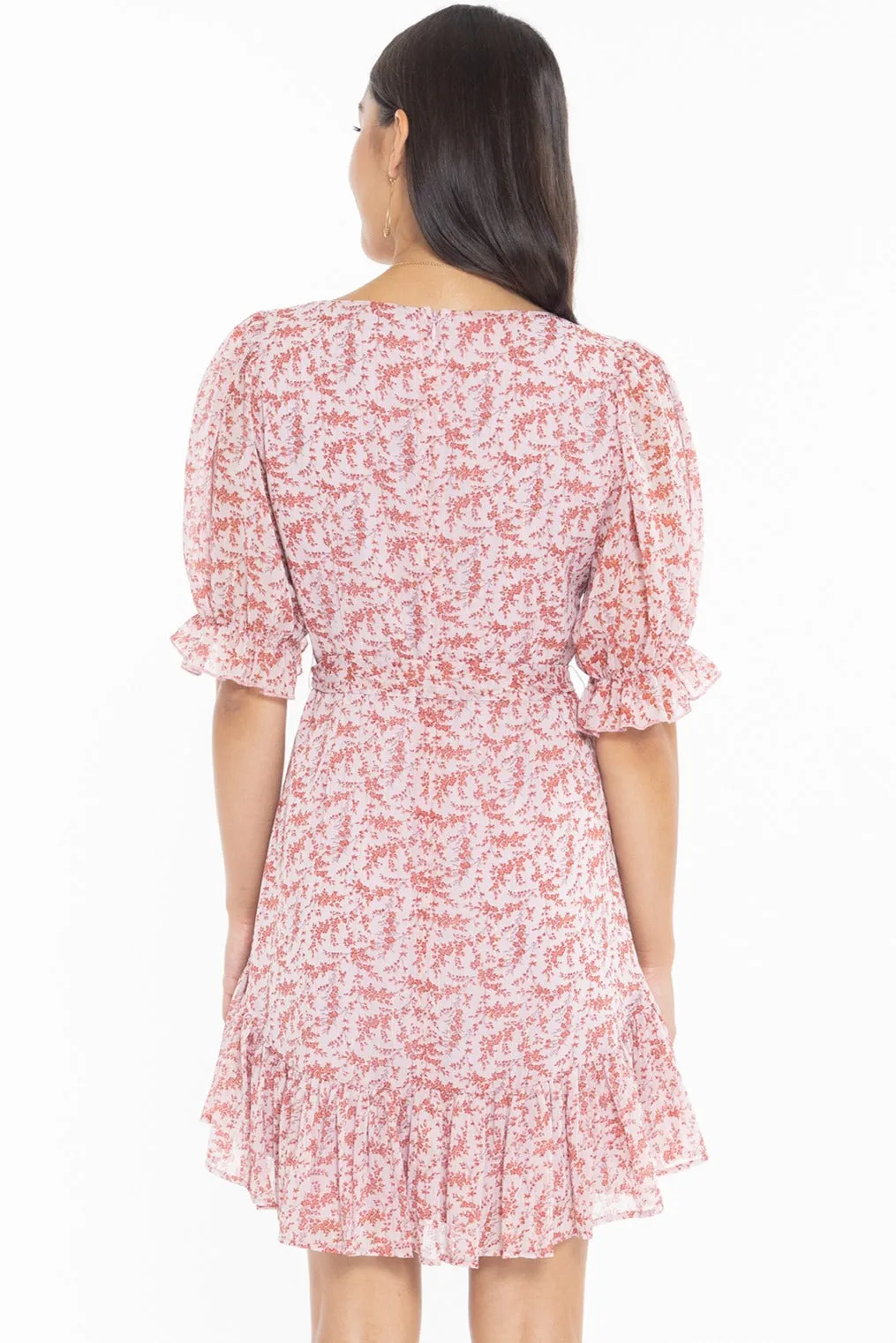 Cleo Rose SS Frill Hem Dress