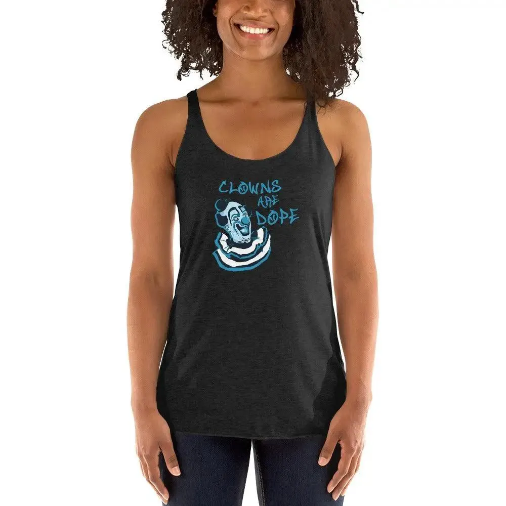 Clowns Are Dope Women's Racerback Tank