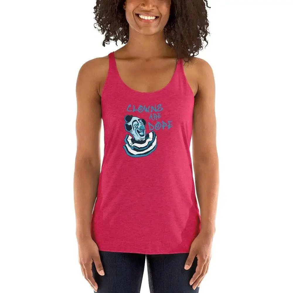 Clowns Are Dope Women's Racerback Tank