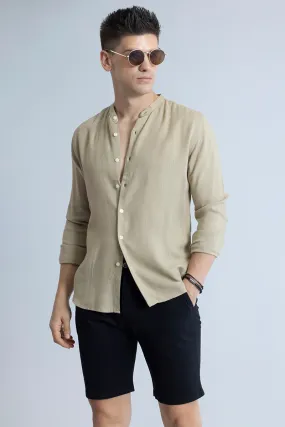 Coastal Linen Beige Shirt