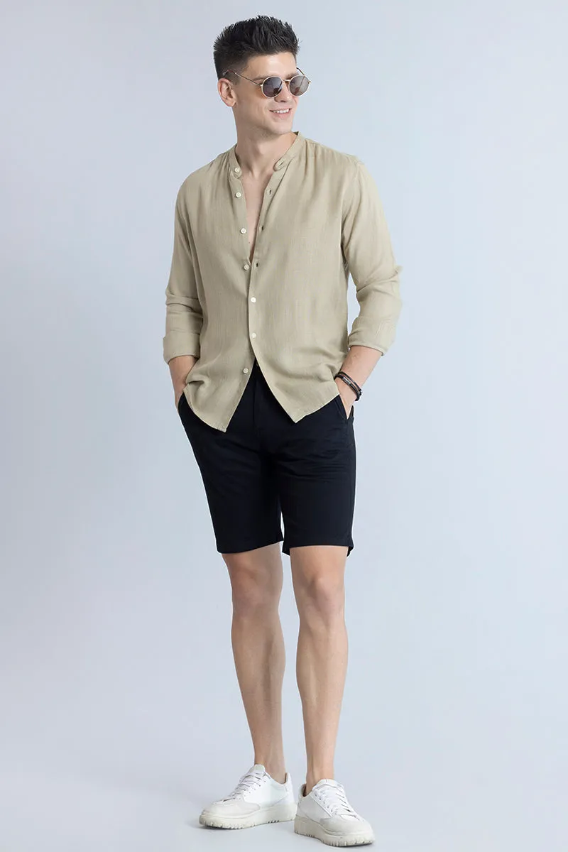 Coastal Linen Beige Shirt