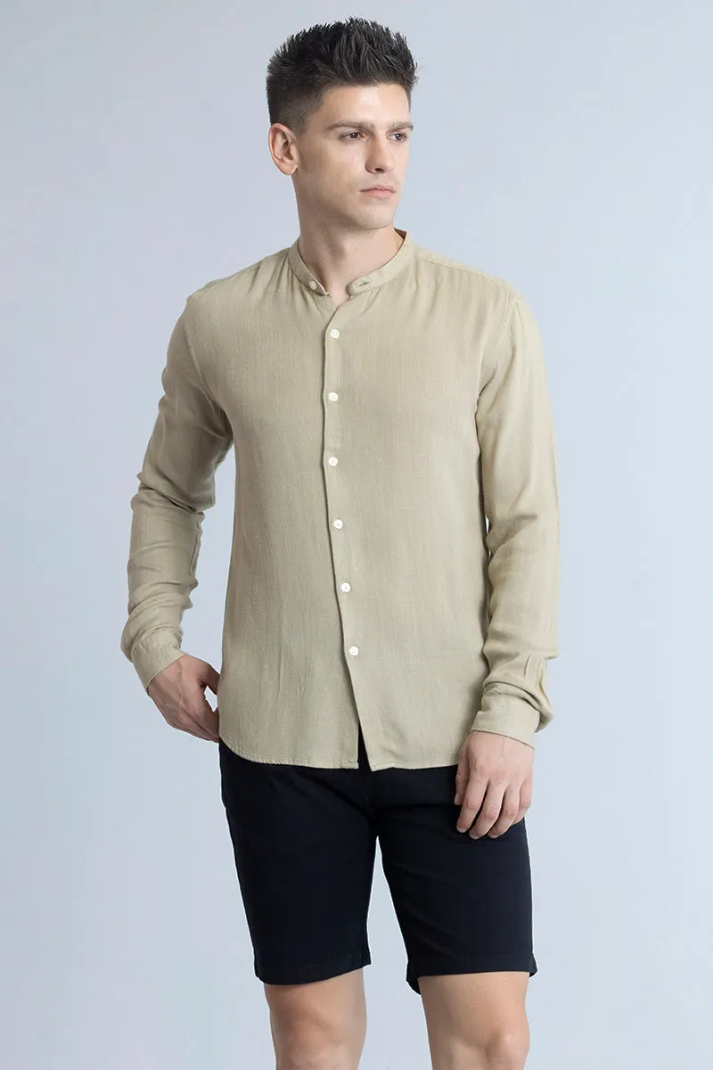 Coastal Linen Beige Shirt