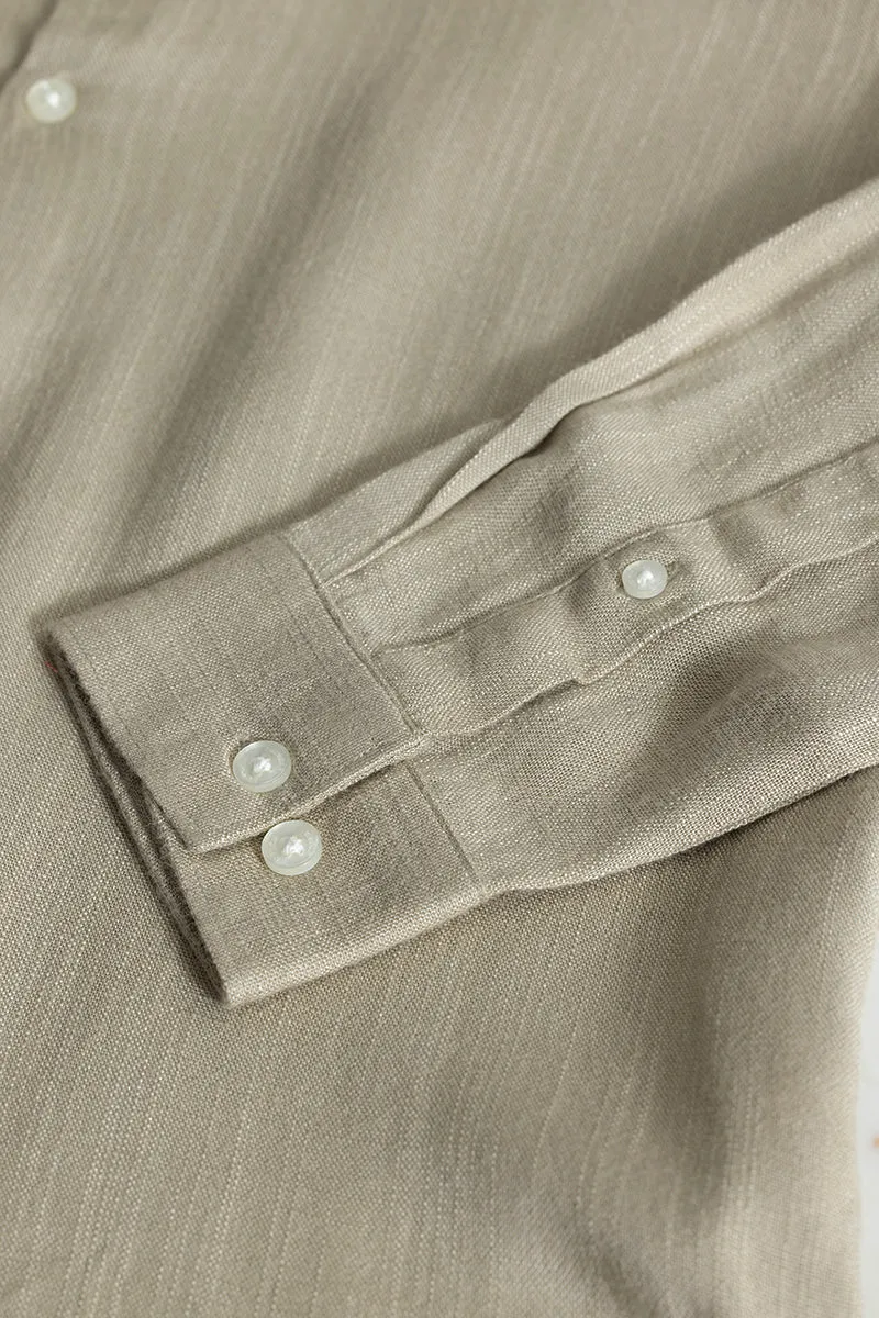 Coastal Linen Beige Shirt