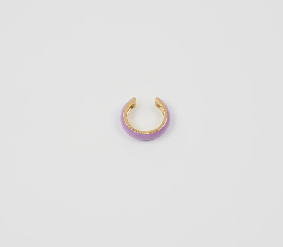 Colored Ear Cuff in Purple