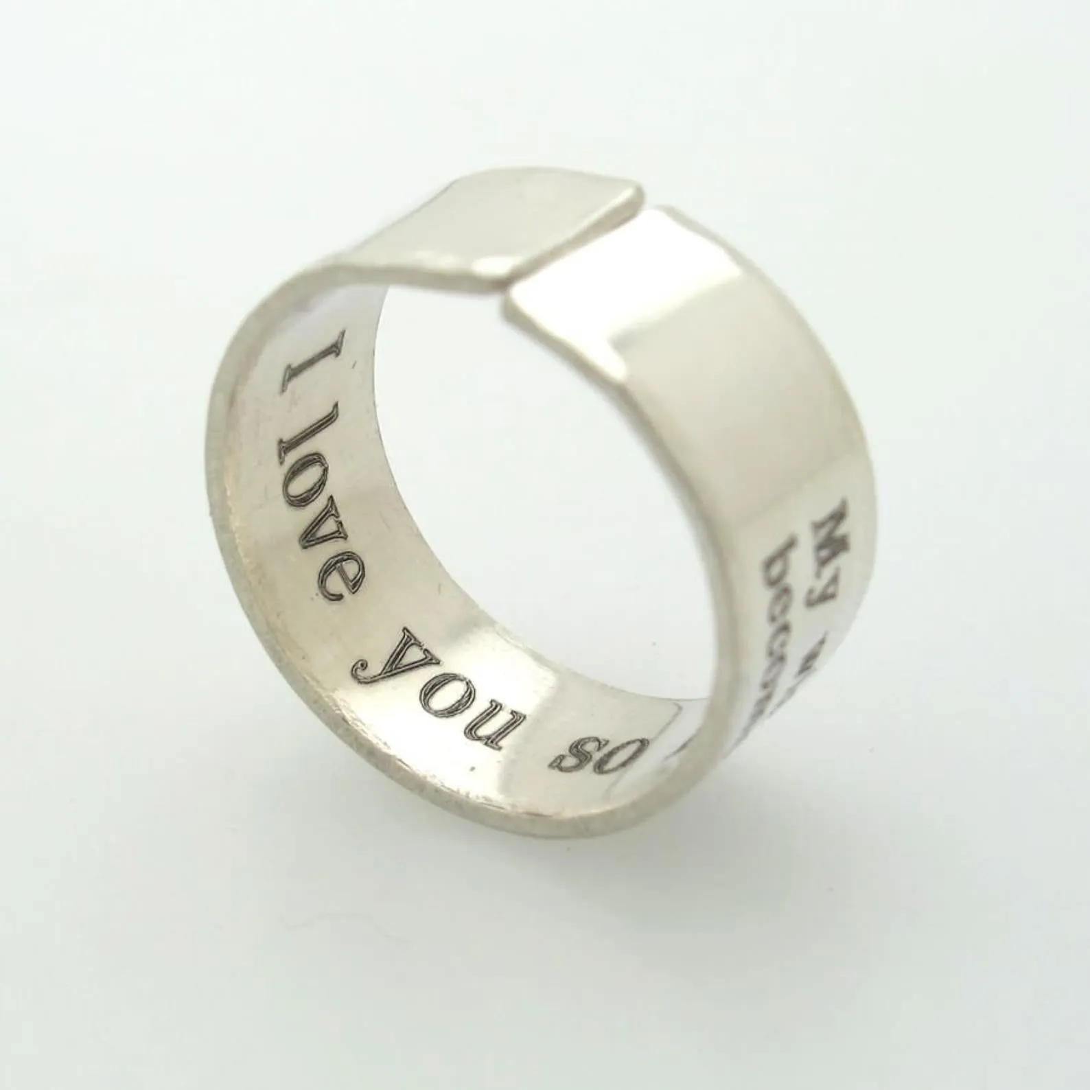 Custom Engraved Ring for Men and Women