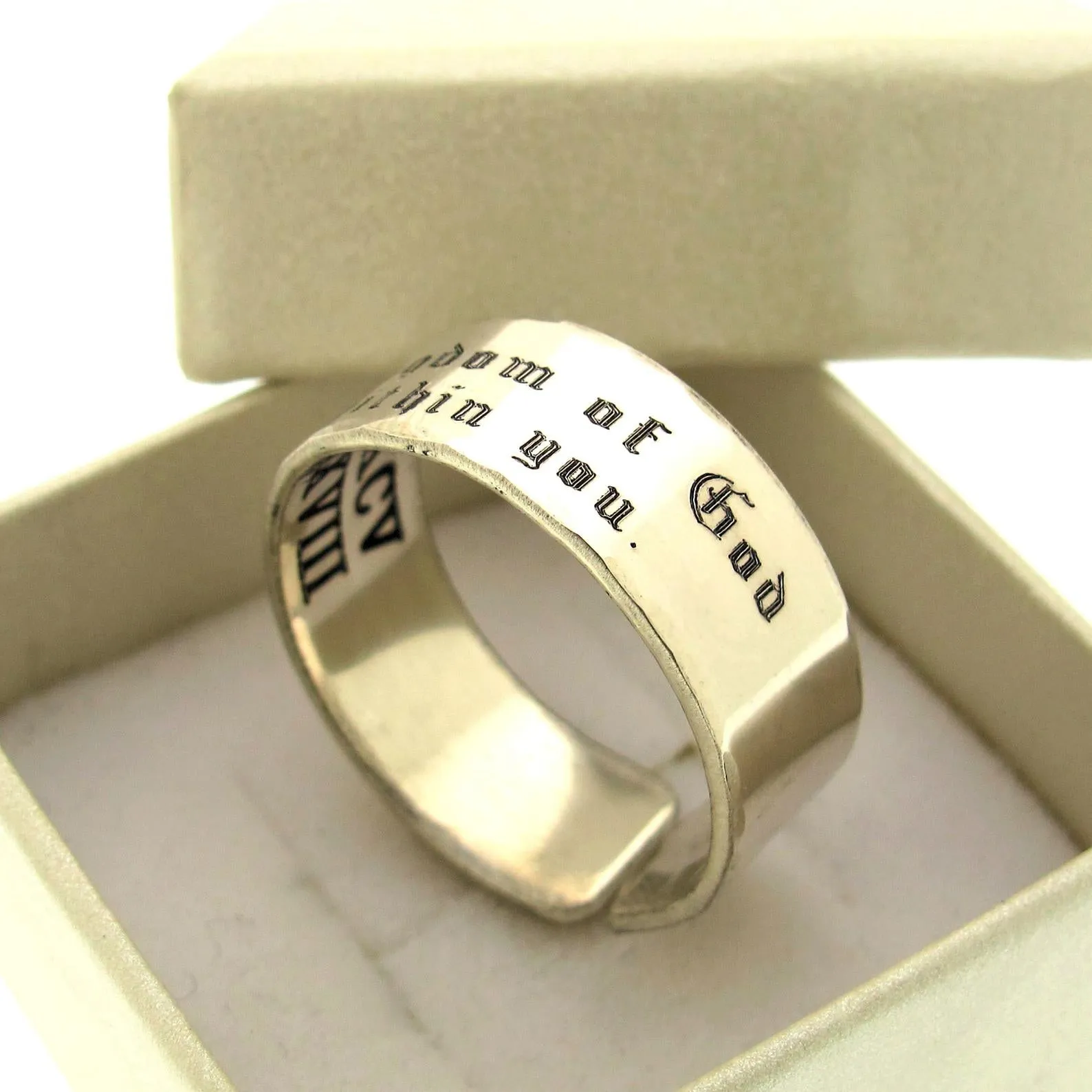 Custom Engraved Ring for Men and Women