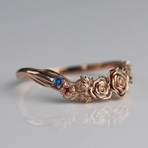 Custom Gold Rose Band  976.00