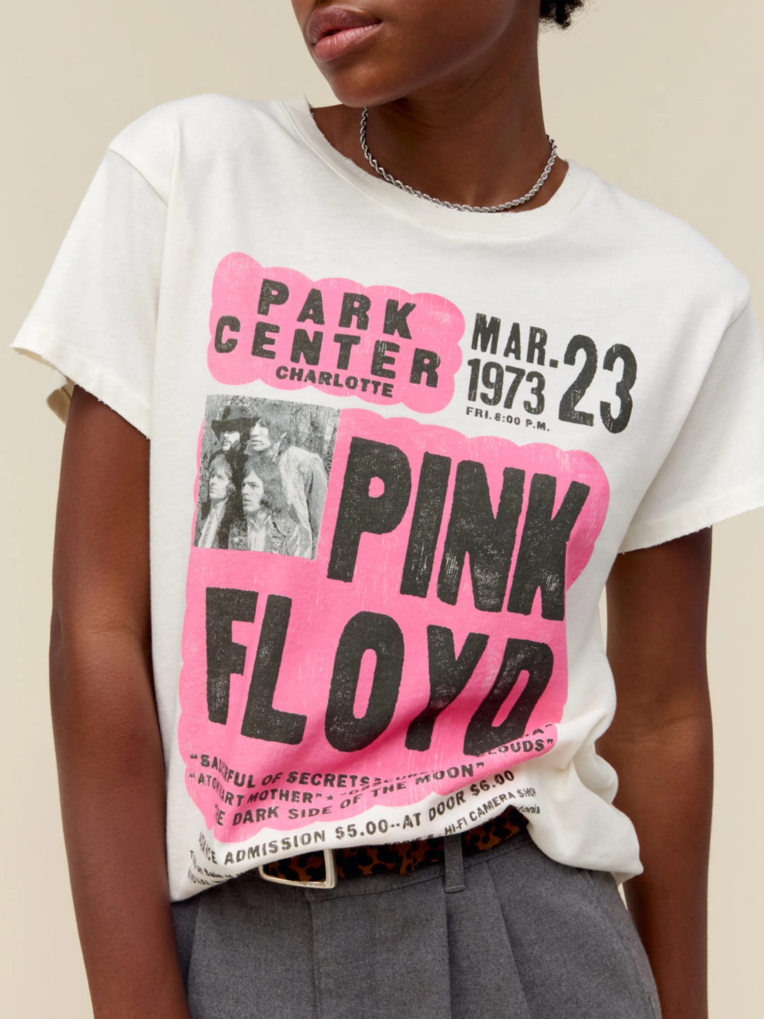 DAYDREAMER Pink Floyd 1973 Flyer Tour Tee