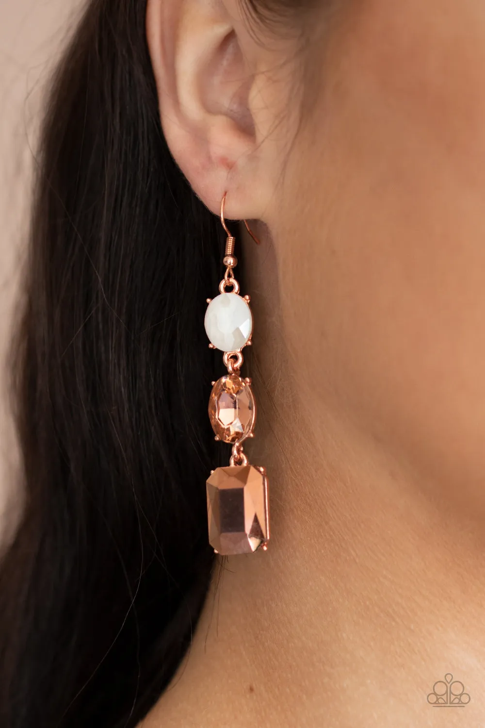 Dripping In Melodrama - Copper Earring