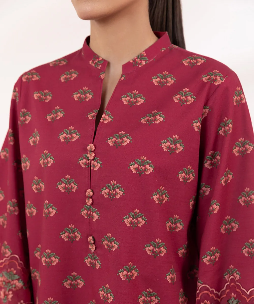 Embroidered Cambric Shirt