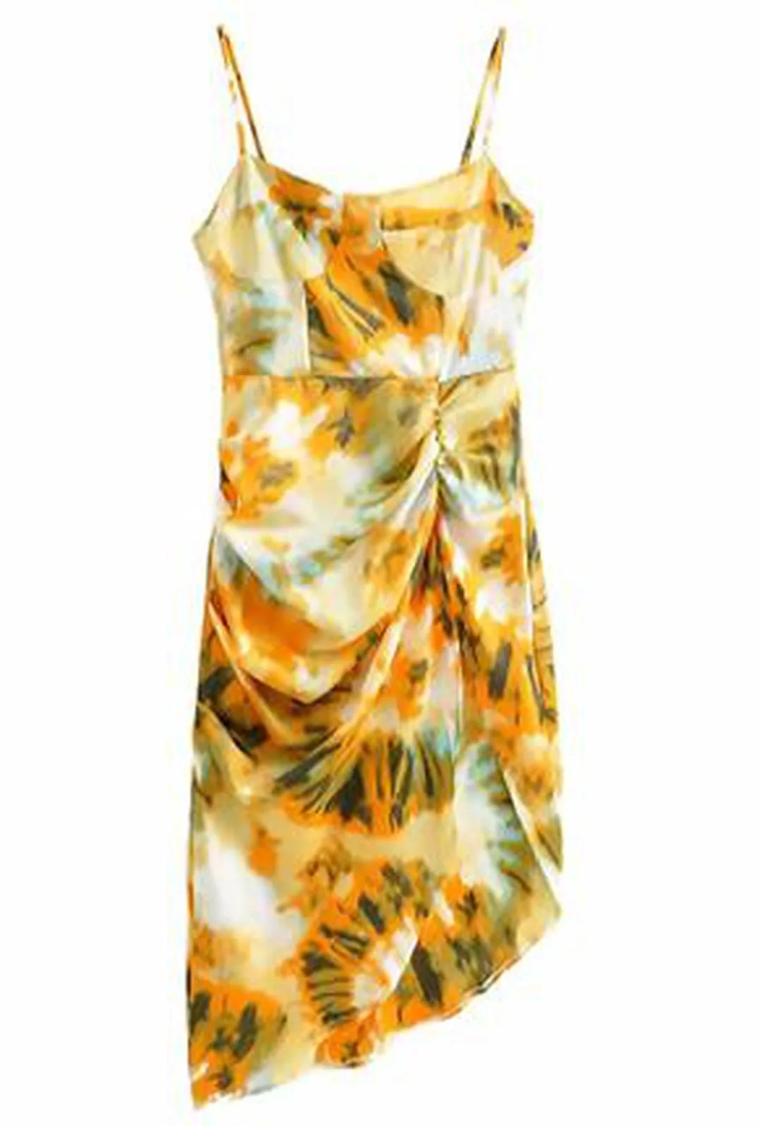 ESTELA - FLORAL DRAPE DRESS