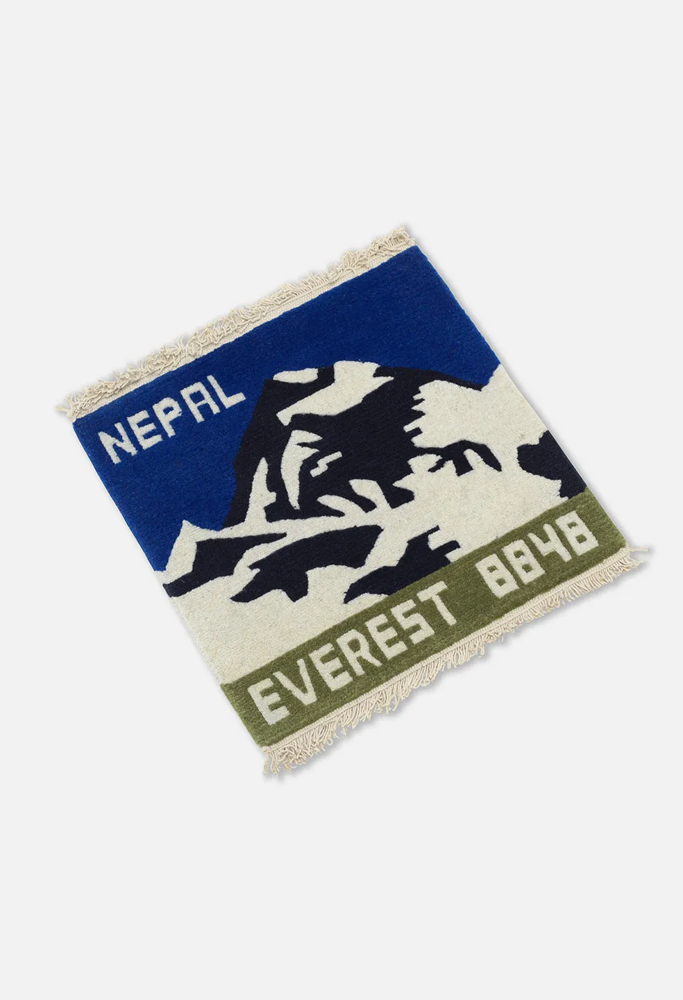 Everest Wool Rug / Royal x Olive