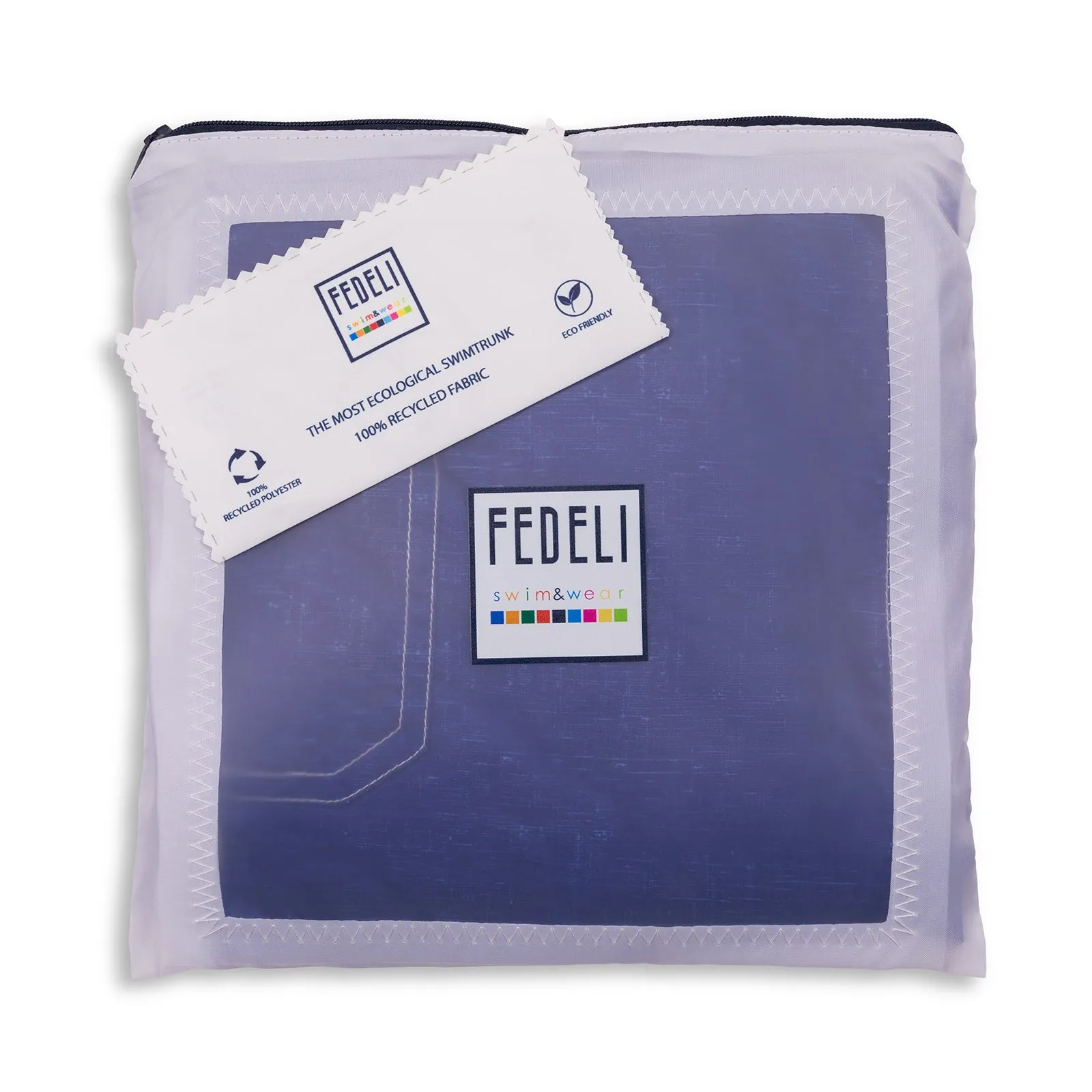 Fedeli Swim Shorts in Deep Sea Blue