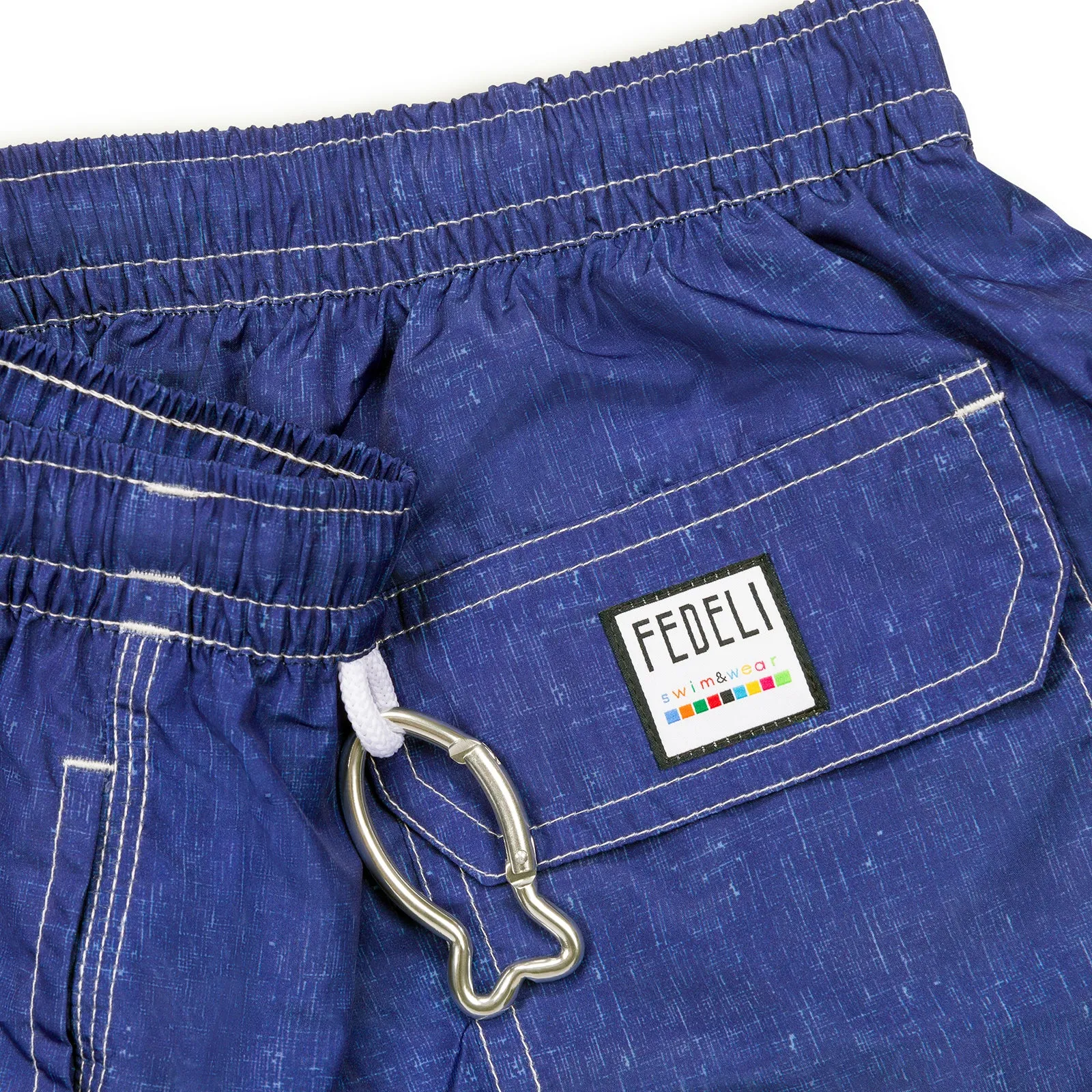 Fedeli Swim Shorts in Deep Sea Blue