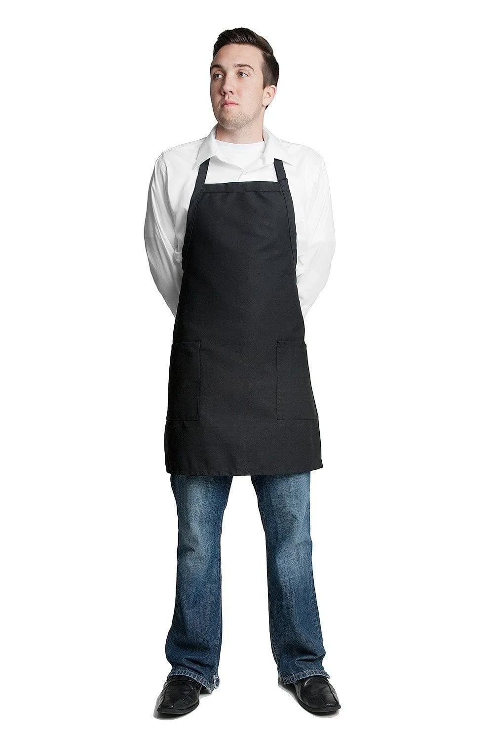 Fiumara Apparel Bib Apron w/ 2 Pockets 30L x 24W