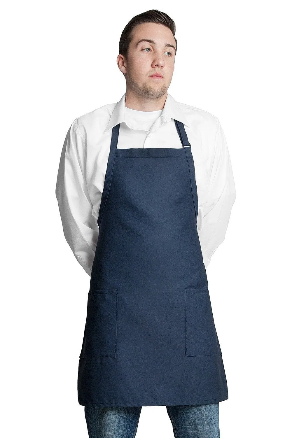 Fiumara Apparel Bib Apron w/ 2 Pockets 30L x 24W