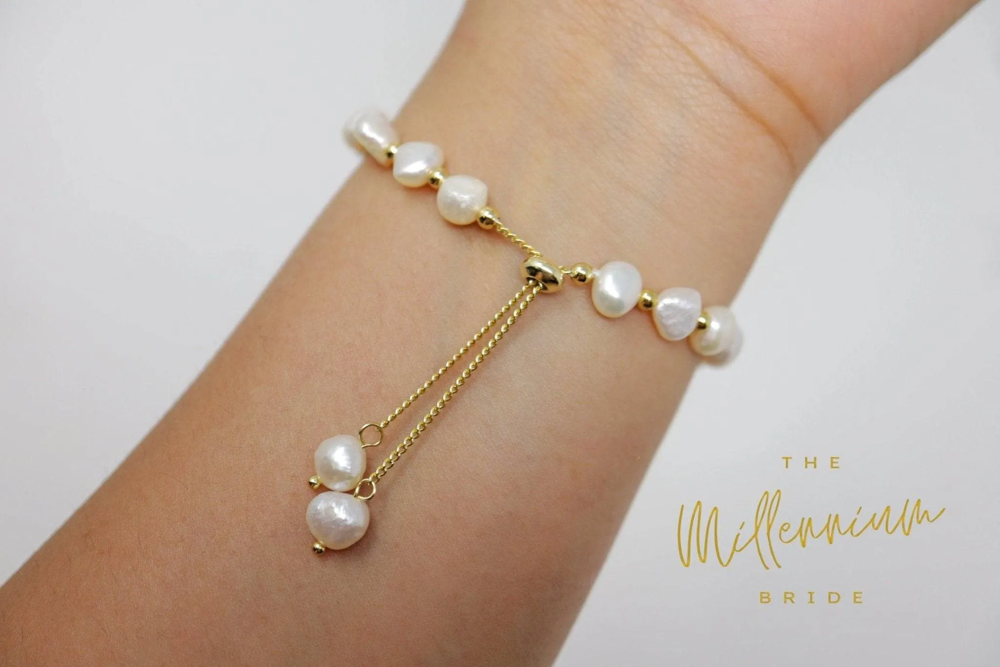 Freshwater Pearl Bracelet, Bridesmaid Bracelet, Statement Bracelet, Real Pearl Bracelet,Gift for her, Bridesmaid Proposal, Custom Gift.