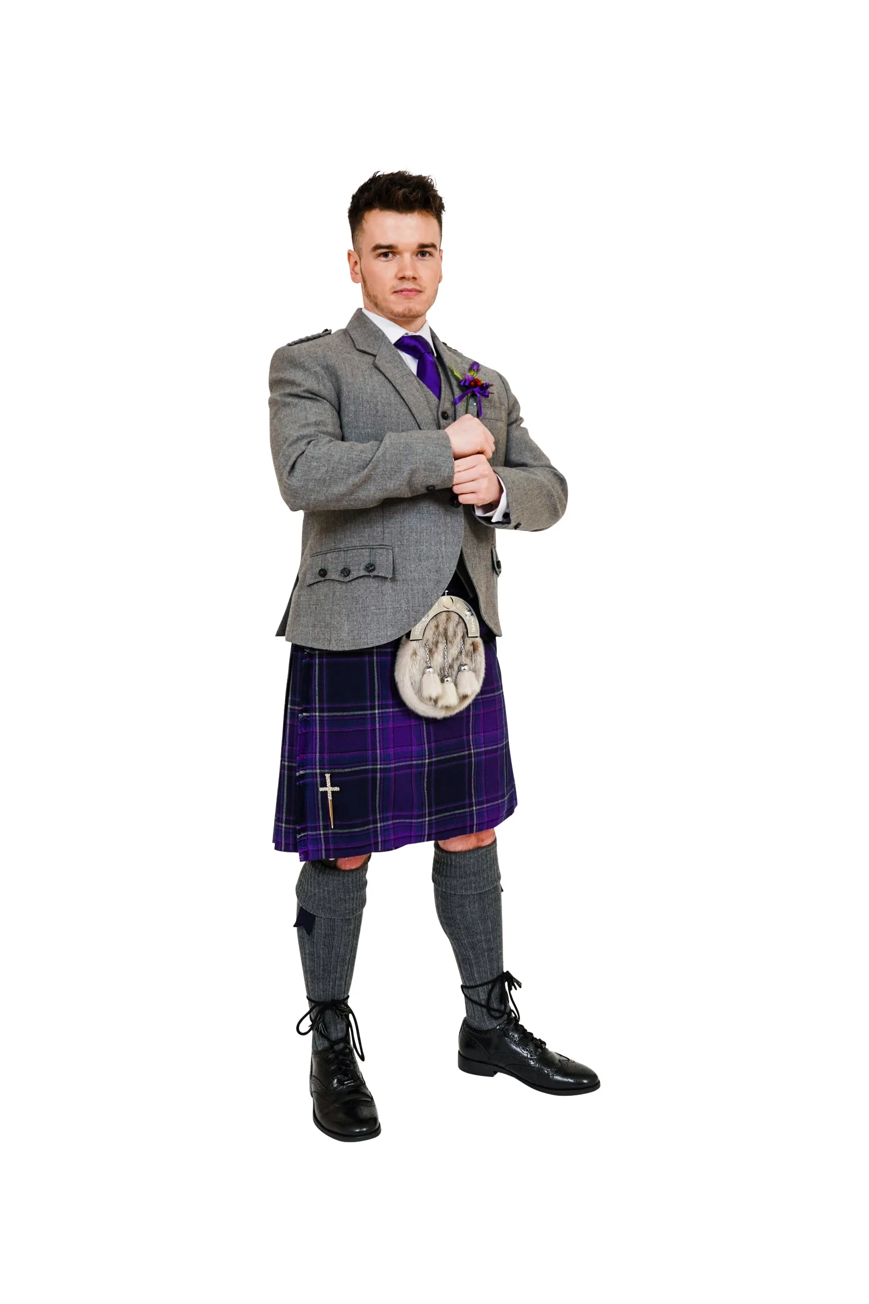 Galloway Heather tartan - men and boys kilts