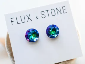 Gemstone Studs - Mystic Rainbow Swarovski