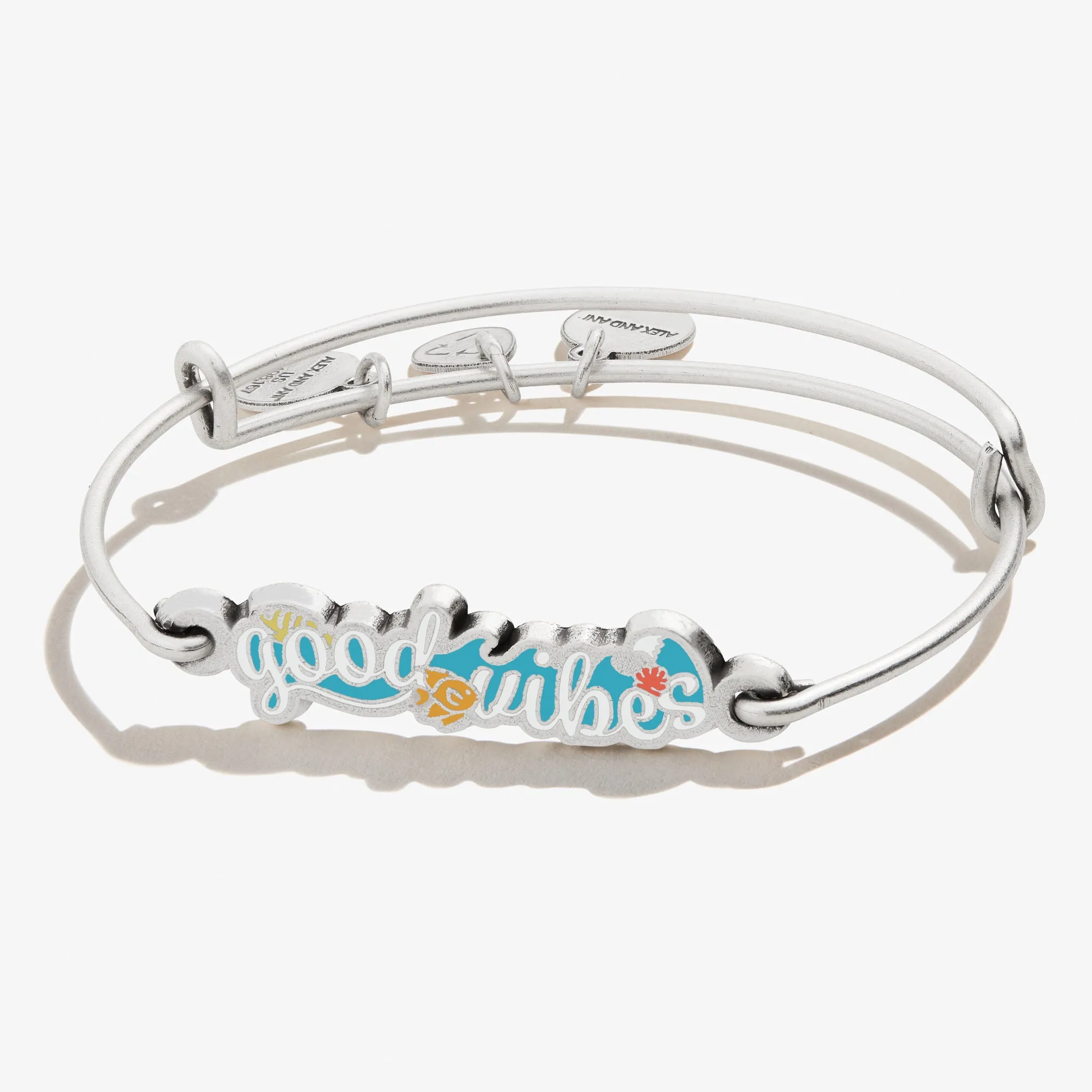 'Good Vibes' Inline Charm Bangle