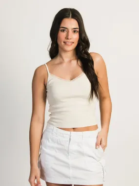 HARLOW ISLA TANK TOP - CREAM