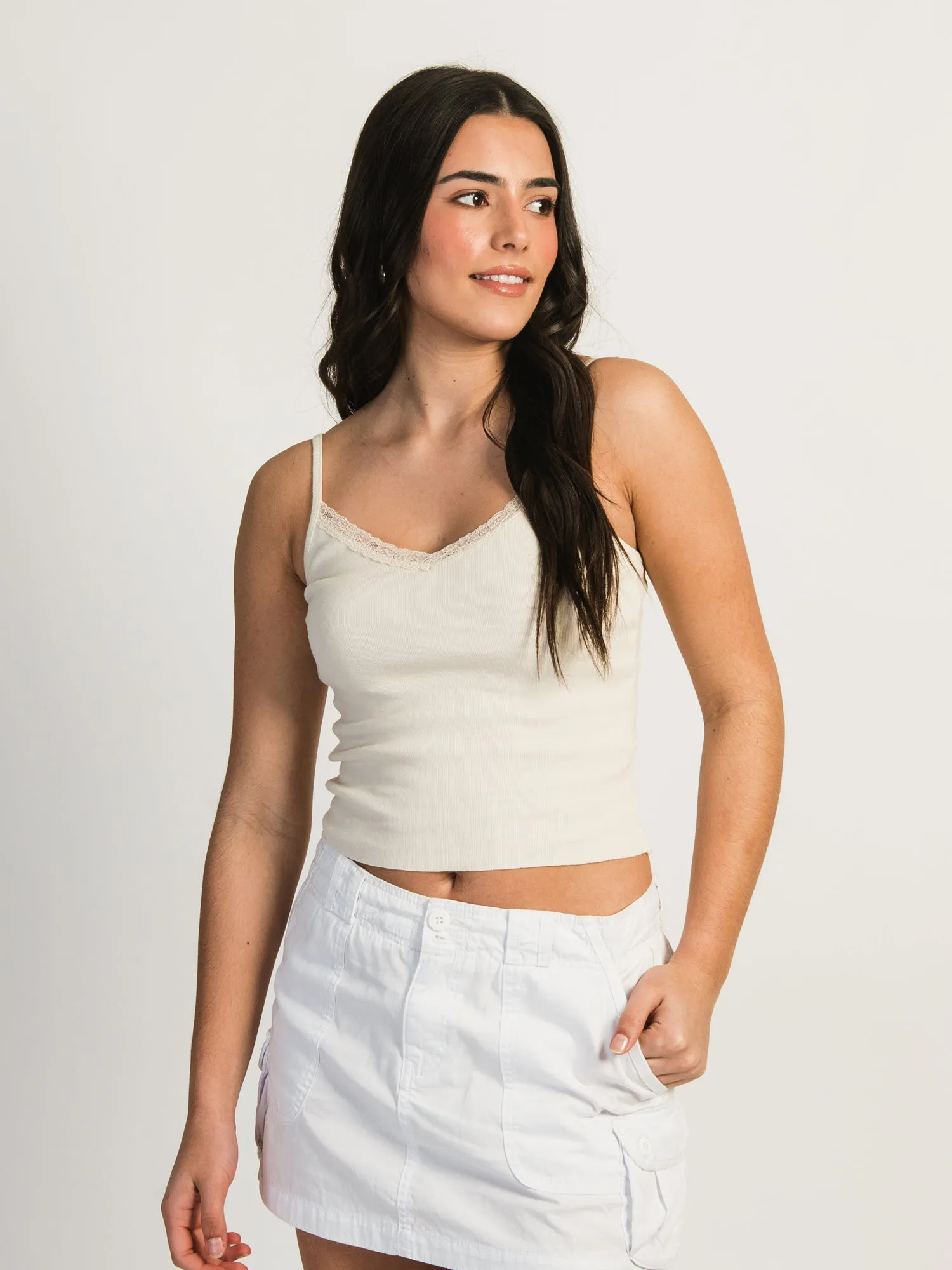 HARLOW ISLA TANK TOP - CREAM