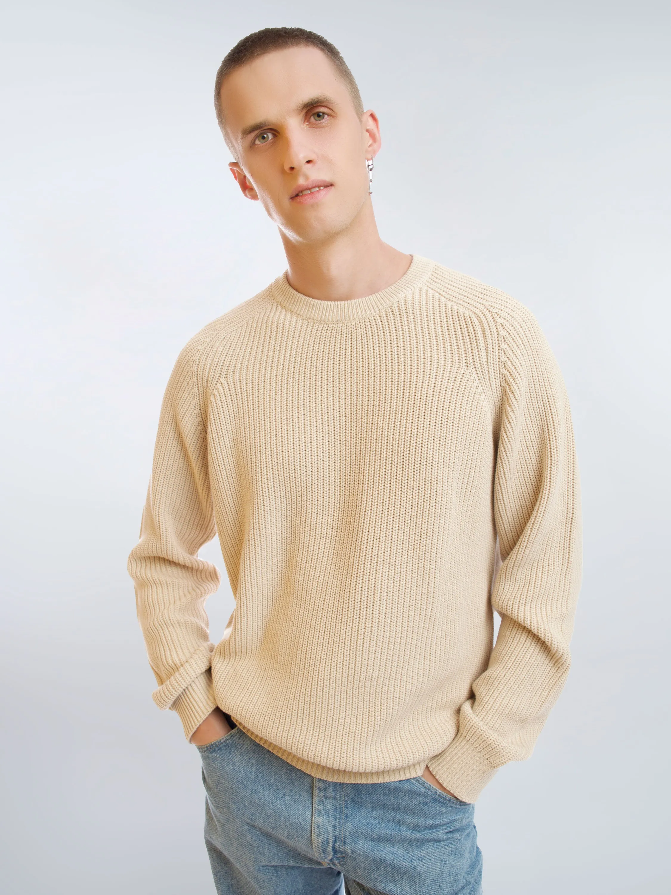 Heavy knit jumper