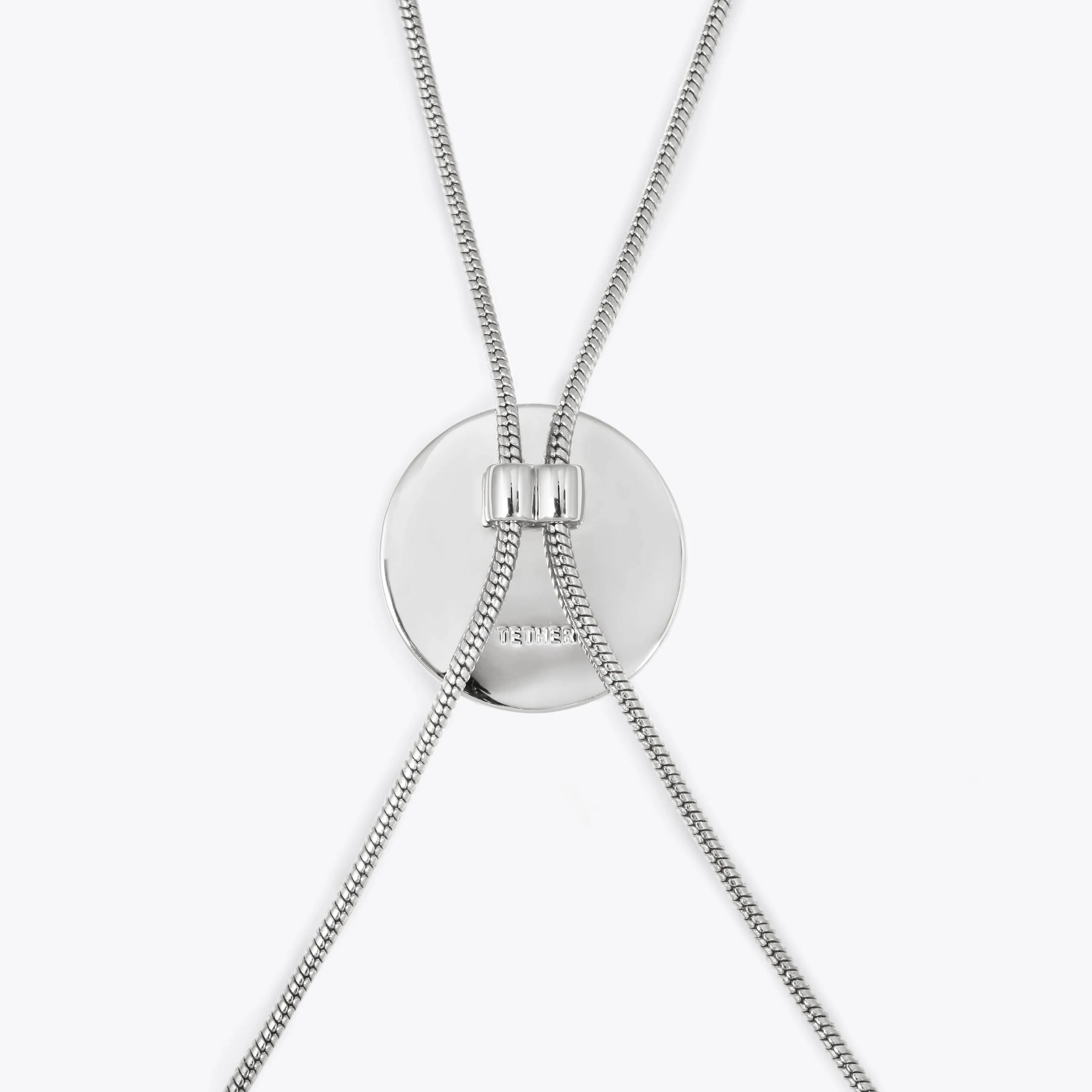 Horizon Bolo Tie Necklace - SILVER