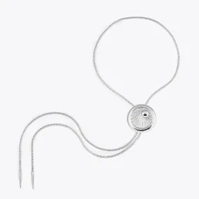 Horizon Bolo Tie Necklace - SILVER