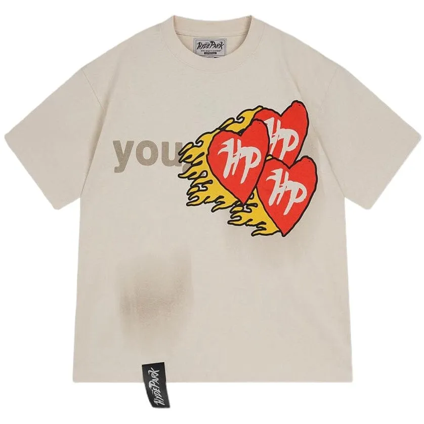 Hyde Park HP Fireball Tee (Cream)