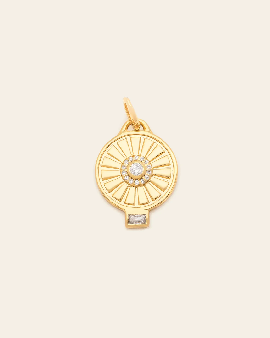 Intuition Medallion - Gold Vermeil