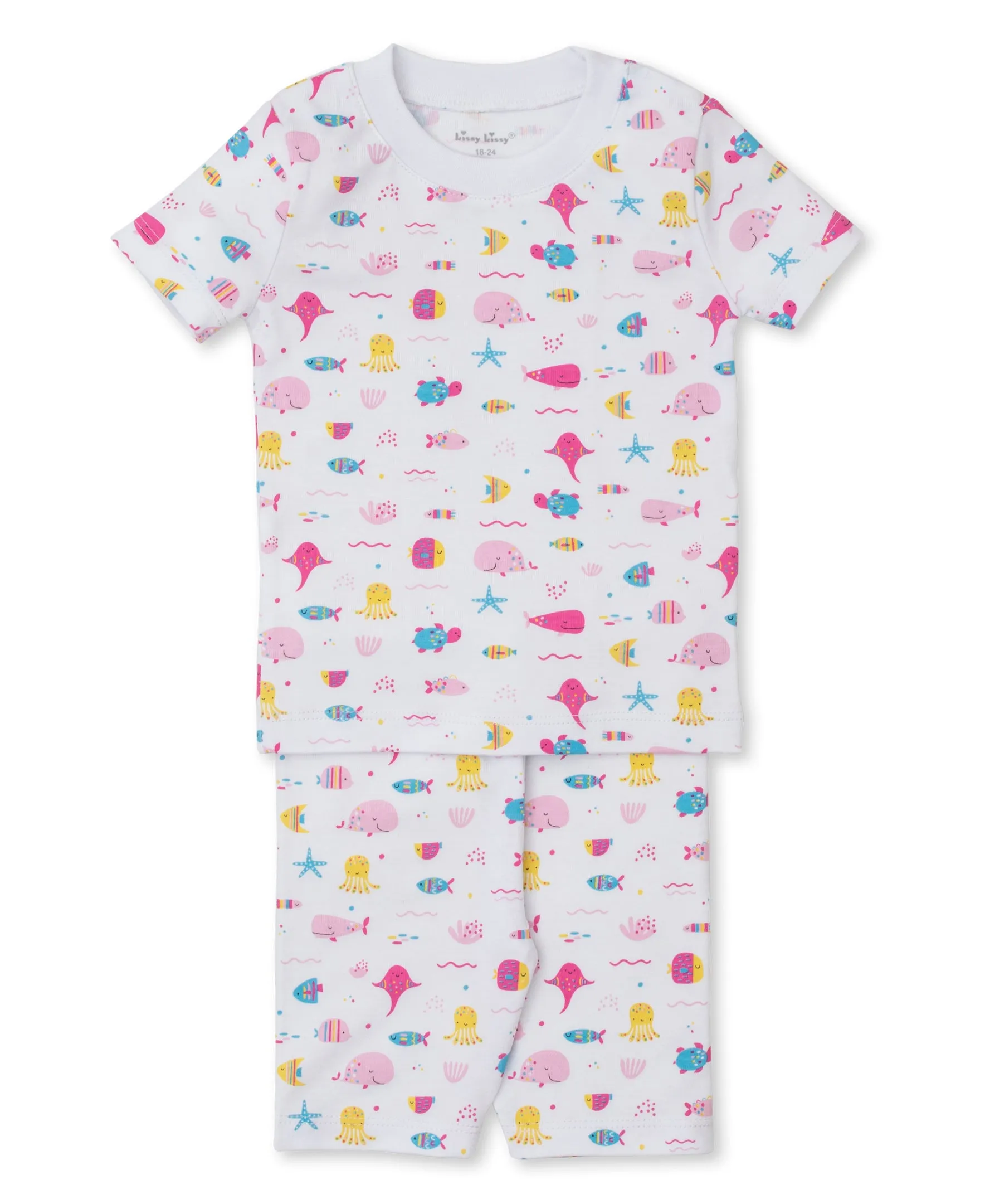 Kissy Kissy - Pajama Set - Sea Life Pink