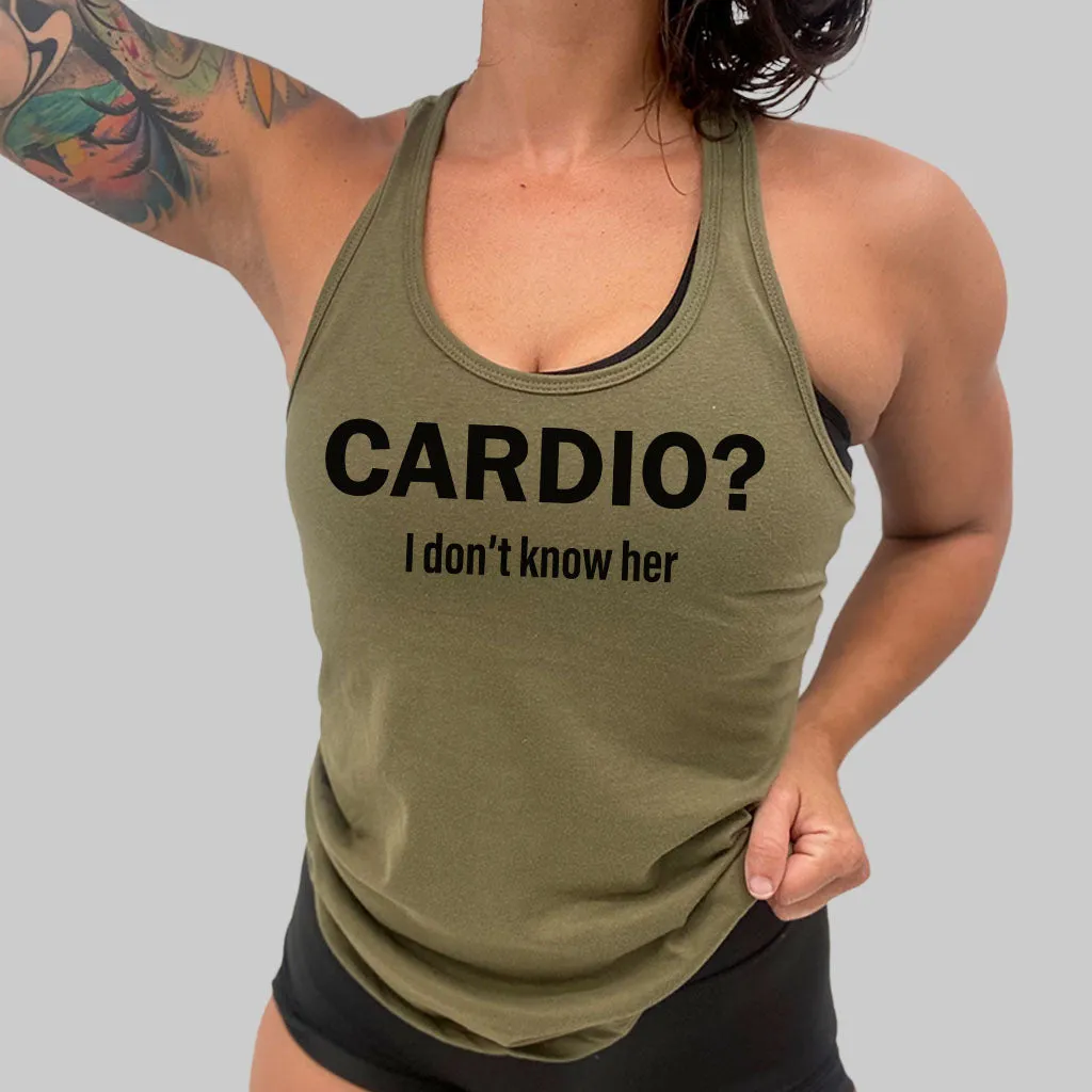 Ladies "Cardio" Racerback Tank