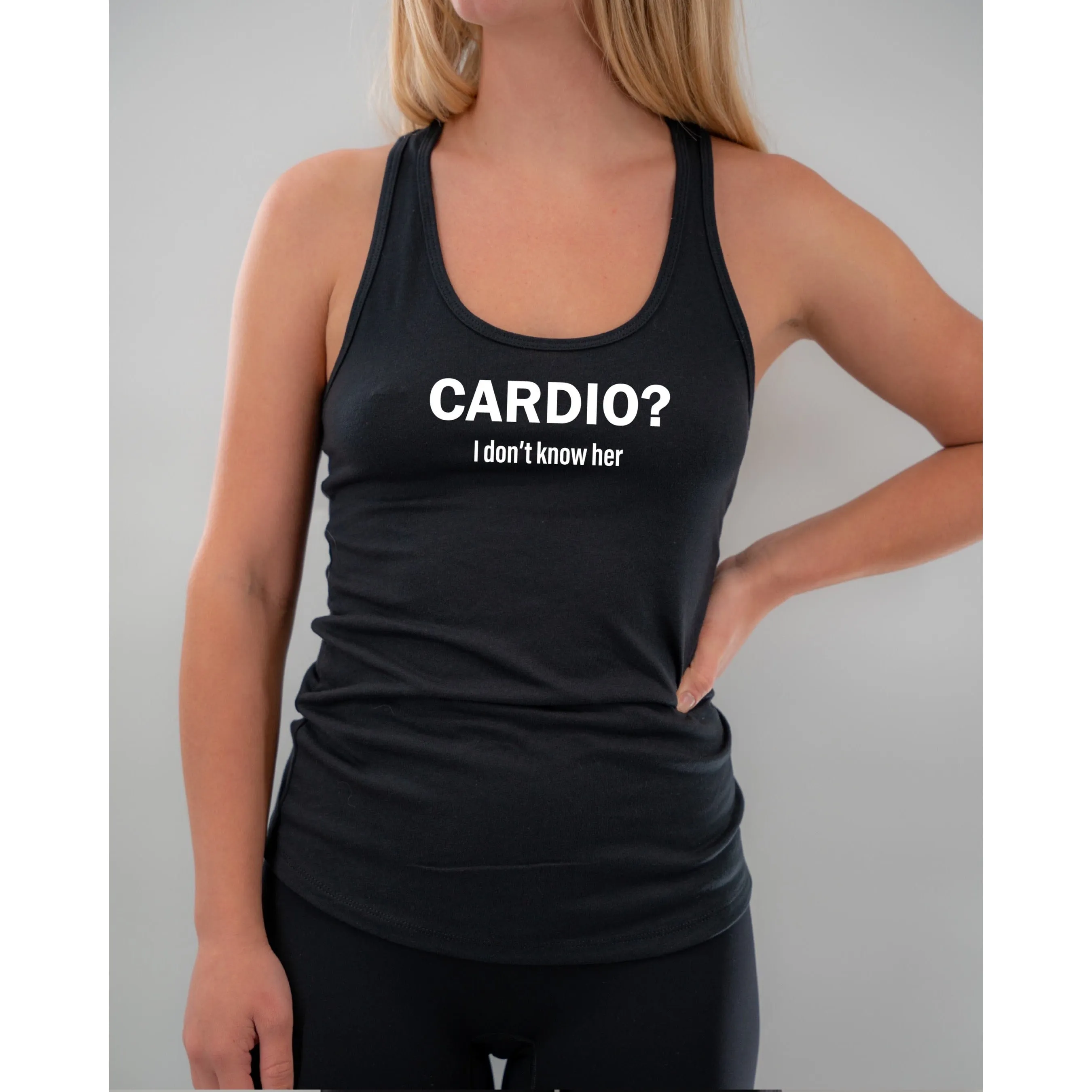 Ladies "Cardio" Racerback Tank