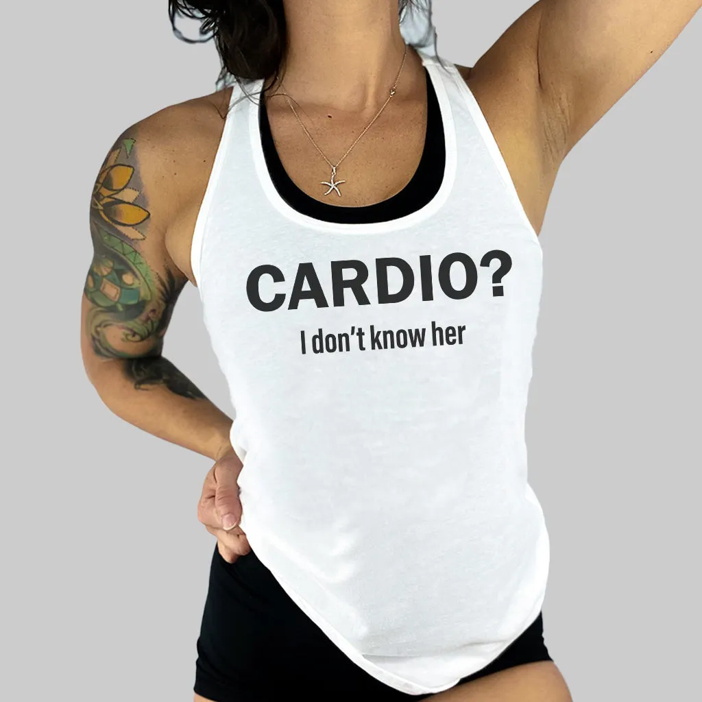 Ladies "Cardio" Racerback Tank