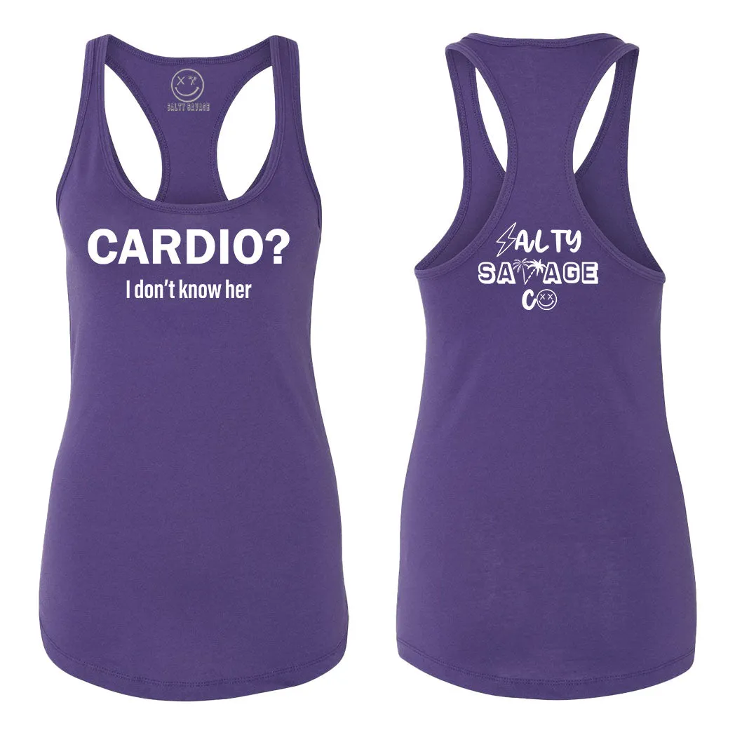 Ladies "Cardio" Racerback Tank